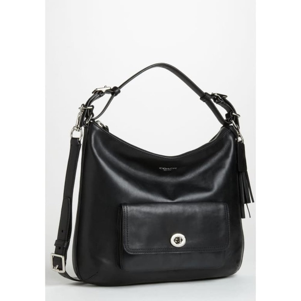 COACH Legacy Pocket Courtenay Bk Leather Crossbody